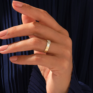 แหวนทองประดับเพชรเลี้ยงในห้องปฏิบัติการ ดีไซน์หรูหราสไตล์วินเทจ เหมาะสำหรับงานแต่งงาน งานหมั้น ของขวัญวันครบรอบ ของขวัญสำหรับเจ้าสาว งานปาร์ตี้ และโอกาสพิเศษต่างๆ - Product Image 4