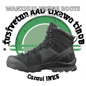 אמצע הקטע של גברים שחורים טקטית קרסול מדברי פלדה מדברית-הבוהן בטיחות נעליים שחורות לגברים ולנשים מגפיים - Product Image 5