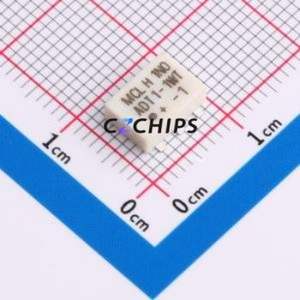 ADT1-1WT-1+ Balun SMD-6P,7.9x5.6mm RF 75Ohm:75Ohm 5° 21dB - Product Image 1