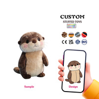 Peluche grenouille personnalisée OEM ODM, jouet en peluche grenouille de dessin animé avec salopette, personnage personnalisé, peluches douces certifiées EN71 CE