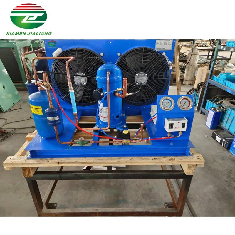 Unité de condensation de réfrigération d'unité de condensation de congélateur de 7hp 5hp compresseur de rouleau