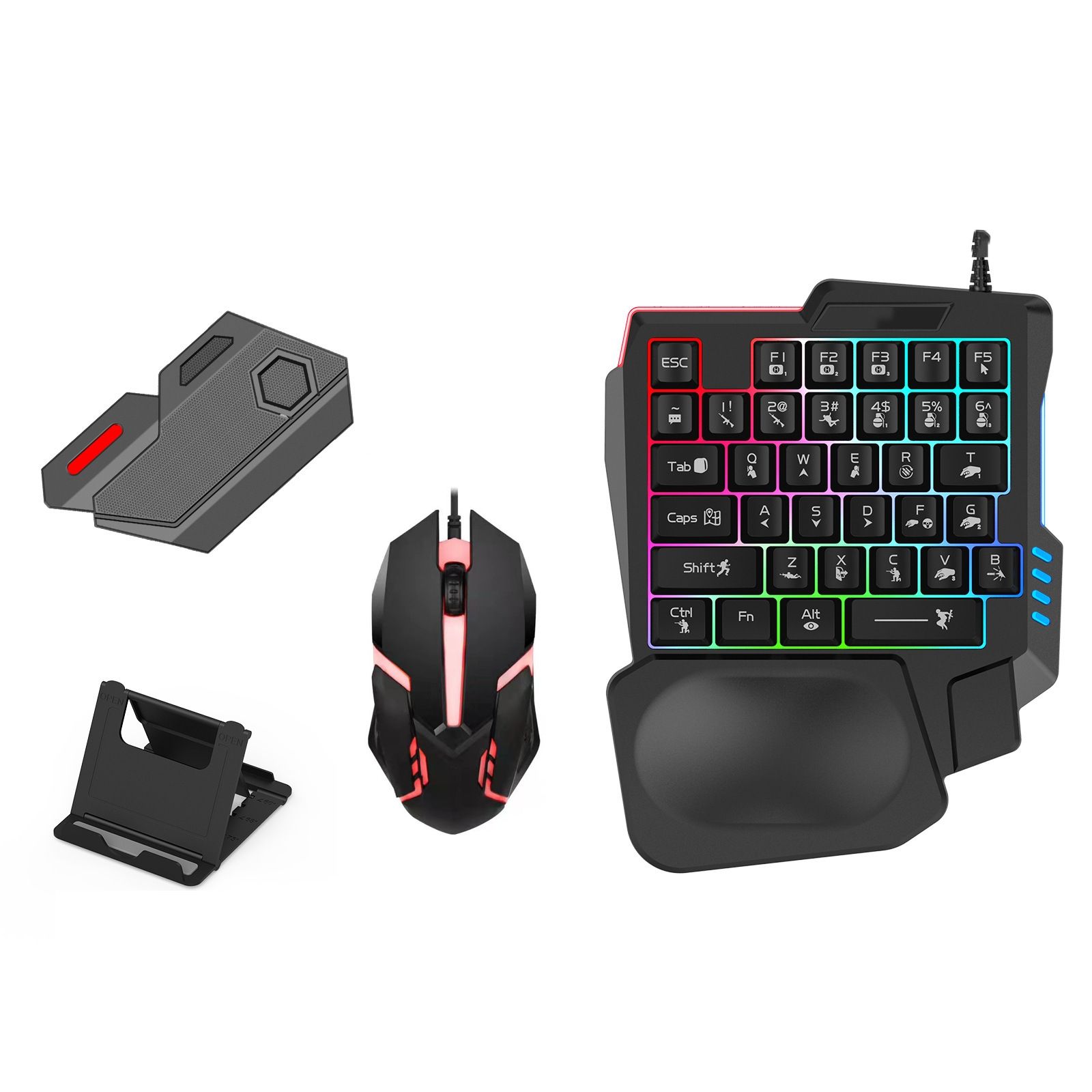 ensemble de cinq pièces noir-X1-K98-SE