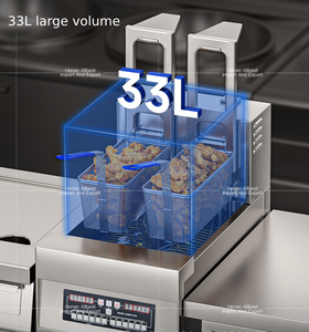 Friteuses électriques professionnelles de haute qualité à un réservoir pour frites et poulet, idéales pour les hôtels - Product Image 5