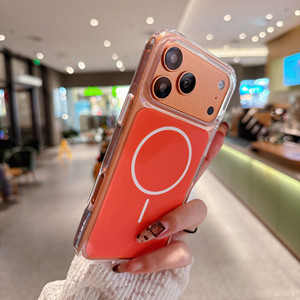 Funda Protectora para Teléfono IMD a Prueba de Golpes, PC+TPU, para <span class=keywords><strong>iPhone</strong></span> Air 16 15 14 13 12 <span class=keywords><strong>11</strong></span> 17 Pro Max, Carga Inalámbrica, Magnética, Anti-caídas - Product Image 2