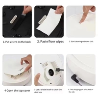 Robot Vacuum Cleaner Pengisap Debu Otomatis 3-in-1 Terintegrasi untuk Pembersihan Lantai Rumah Tangga