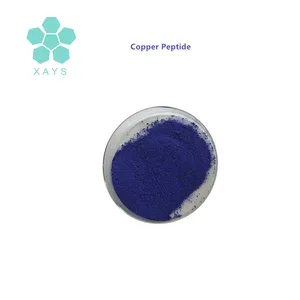 Materia prima cosmética CAS 89030-95-5 polvo de péptido de cobre azul ghk-cu GHK-Cu
