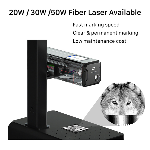 New Portable CNC Mini Fiber Laser Engraving Machine 20W/30W/50W Stainless Steel Aluminum Metal Marking OEM Supplier