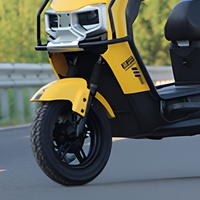 Moto électrique 72V 1500W, scooter longue portée à deux roues, batterie 32Ah, 70 km d'autonomie, frein à disque étanche, suspension hydraulique