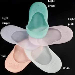 הנמכר ביותר נשים קיץ הולו עור invisible סיליקון ג 'ל גרבי לחות העקב גרביים
