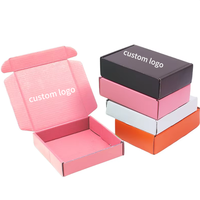 Caja de Cartón Corrugado Plegable, Resistente, Cuadrada, Personalizable, Colorida, Tipo Avión, Negra y Blanca, para Envíos, Embalaje y Regalos
