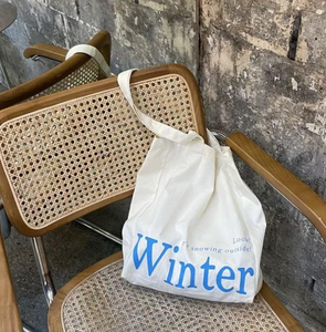 Bolsa de compras reutilizable de lona ecológica con logotipo personalizado impreso y diseño de letras - Product Image 2