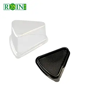 Wholesale Dessert Food Box Mousse Slice Cake Plastic Box