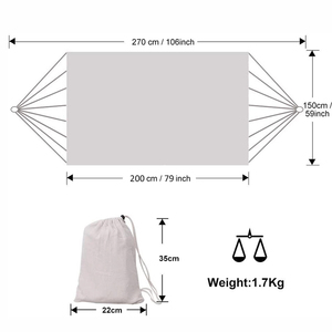 Võng nhà máy bán buôn ngoài trời sử dụng Polyester và chất liệu <span class=keywords><strong>cotton</strong></span> nhiệm vụ nặng nề treo Võng ngoài trời - Product Image 3