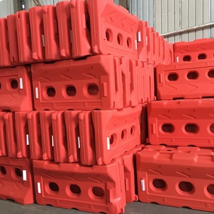 Três Buracos Emergência Água Enchido Barreira PE Material Flood Control Water Barrier