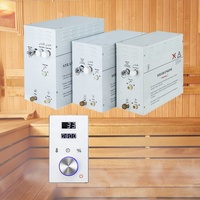 Generador de Vapor Eléctrico con Panel de Control Inteligente WiFi y Control por Aplicación Stepon para Cuarto de Ducha, Generador de Vapor de 9kw