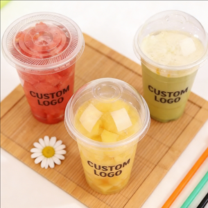 Vasos de Plástico de 24oz con Tapa para Entrega de Latte Helado, Vasos de Plástico para Café - Product Image 2
