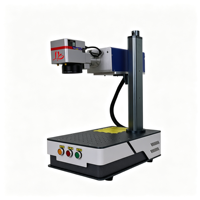 Machine de marquage laser UV portable de bureau LY, mini, à rayons ultraviolets, lumière froide violette, 3W, 5W, 10W, pour matériaux non métalliques, bois, acrylique, cuir