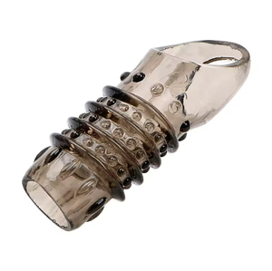 Anillos para Pene de Silicona Reutilizables para Hombre, Retrasan la Eyaculación, Mayor Fricción, Fundas para Pene con Vibración, Funcionan con Batería - Product Image 2