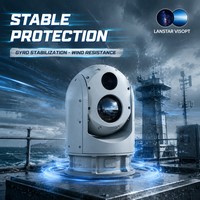 Caméra thermique stabilisée par gyroscope multi-capteurs, observation de cibles à 10 km, IP67, vitesse rapide, suivi IA, équipement visuel toutes conditions météorologiques