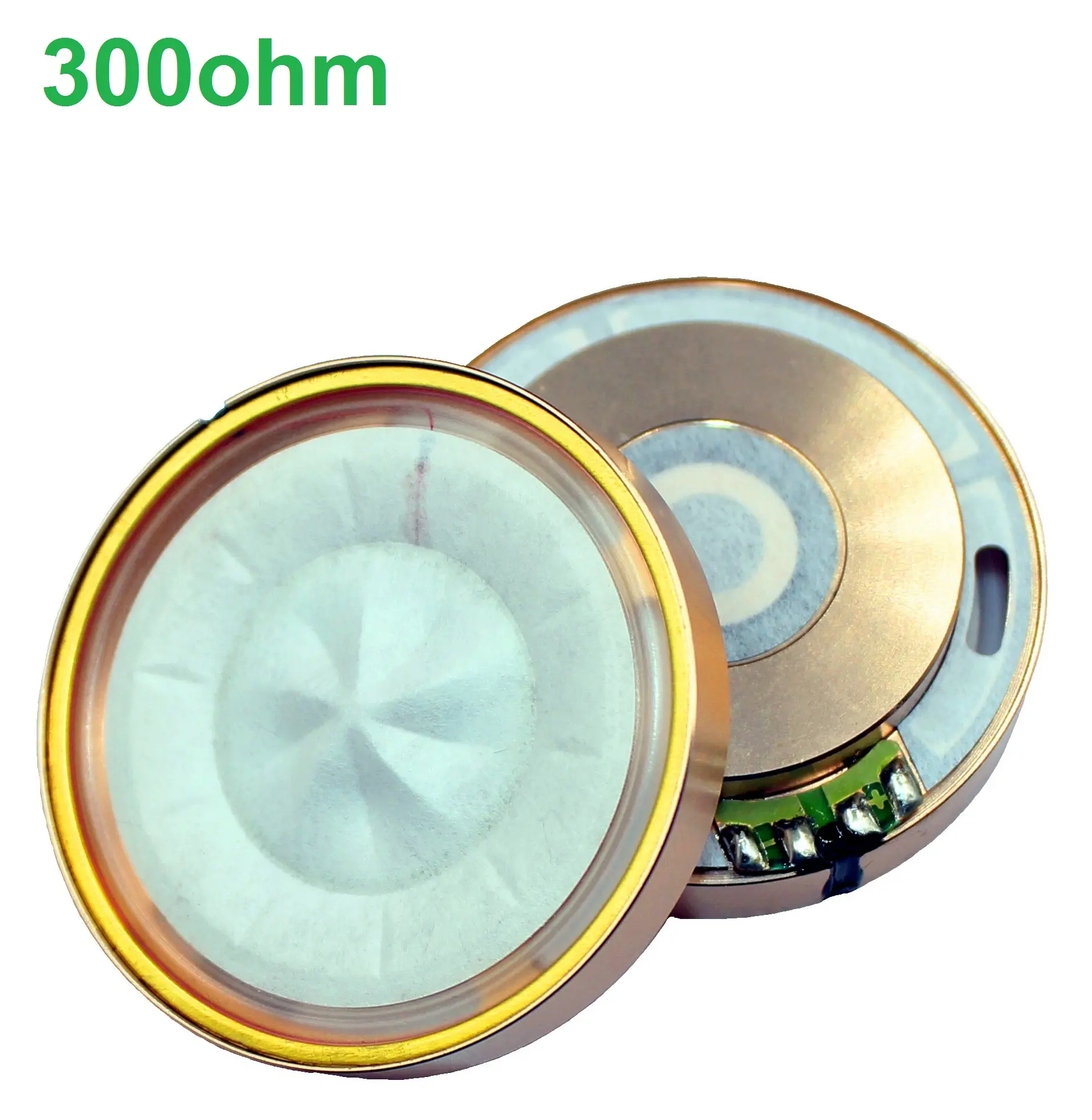 Headphone Hifi kualitas tinggi 50mm driver dual magnet neodymium N52 diafragma nanofiber material komposit 300ohm speaker