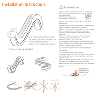 Lumière LED pour escalier extérieur, 16*16mm, silicone, néon flexible, IP66, résistant aux intempéries, anti-UV, lumière de corde découpable pour marches et allées