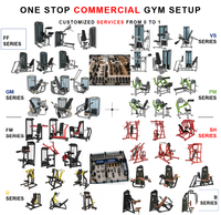 Machine de musculation des épaules assise pour la musculation et l'entraînement en salle de sport