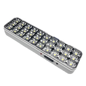 ABS 30 pz luci di <span class=keywords><strong>emergenza</strong></span> <span class=keywords><strong>LED</strong></span> luce da parete con batteria ricaricabile al litio <span class=keywords><strong>lampada</strong></span> da campeggio portatile di <span class=keywords><strong>emergenza</strong></span> - Product Image 2