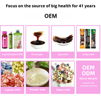 Comprimés personnalisés OEM Blue Hat Qianmei L-Carnitine Konjac à croquer pour adultes, améliore la densité osseuse, certifiés GMP HACCP, 24 unités