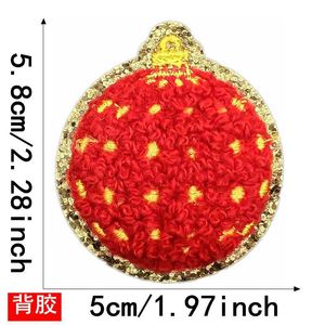Nuevos parches deportivos de chenilla con purpurina hechos a mano, diseño de hierro bordado para raqueta de tenis, pelota de golf, fútbol, deporte de hierro exclusivo - Product Image 5