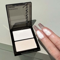 HERORANGE Palette Visage 2-en-1 Haute Pigmentation Crème Mate Poudre Fixatrice Waterproof Illuminateur Contour Blush Tout-en-un