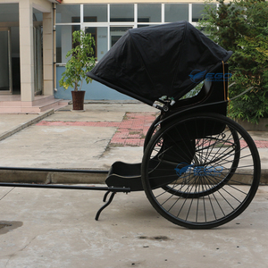 Rickshaw Retro Tradicional, Rickshaw Urbano de 2 Ruedas Pintado a Mano en Oferta - Product Image 5