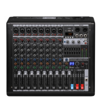 Table de mixage audio DJ professionnelle CrossTop B6 4 canaux avec effets 99DSP intégrés, réponse en fréquence 20Hz-20kHz, communication filaire, son