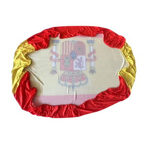 Vente chaude produits de haute qualité taille personnalisée drapeau de couverture de voiture coloré en polyester élastique drapeau de capot de voiture belge personnalisé - Product Image 5
