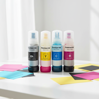 Compatible con Botellas de Tinta de Recarga Premium 003 para Impresoras de Inyección de Tinta Epson L1110/L3100/L3101/L3110/L3150/L5190 EcoTank