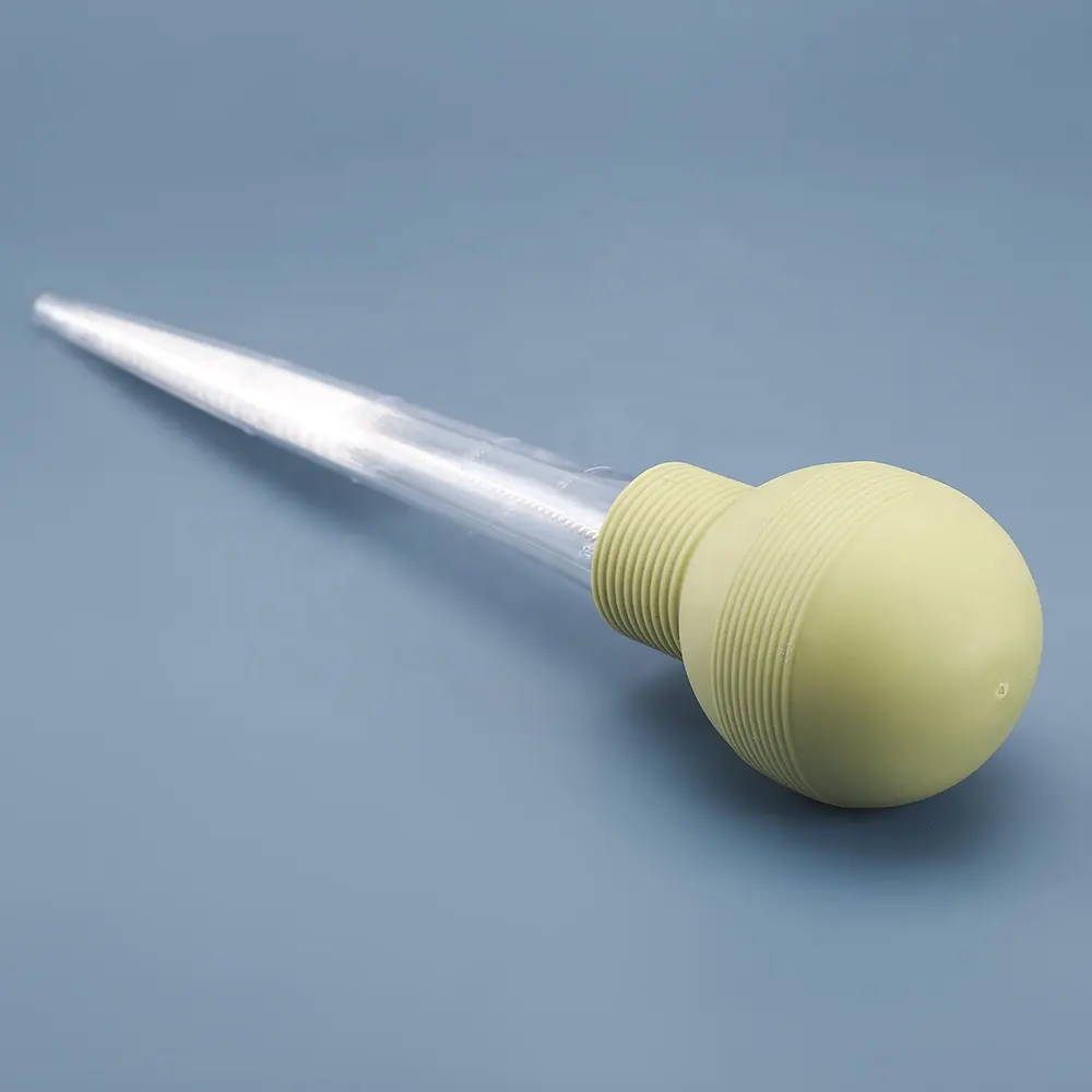 Conjunto de isca de peru de aço inoxidável, incluindo a agulha injetora de marinada com escova de limpeza, lâmpada de borracha