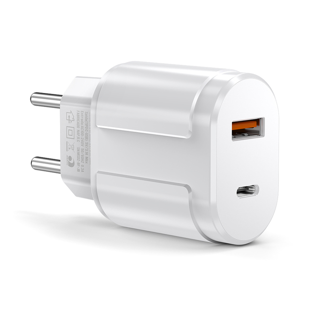 Brazil Plug 12W 20W 30W 45W USB-C USB-A Super Mini Slim Fast Wall Charger for Mobile Phone