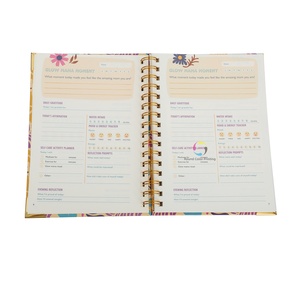 Custom <b>A4</b> Children's Planner High Quality Spiral Hardcover Business Meeting Journal Planner Dairy Book Hardcover - Product Image 3