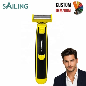 SR1-1011-1 เค<span class=keywords><strong>ร</strong></span>ื่องโ<span class=keywords><strong>ก</strong></span>นหนวดไฟฟ้าสำหรับผู้ชาย USB ชา<span class=keywords><strong>ร</strong></span>์จได้ 600mAh <span class=keywords><strong>ก</strong></span>ันน้ำ 4 หวีนำทาง ไฟ LED แสดงสถานะ 6500RPM 2H เวลาใช้งาน - Product Image 1