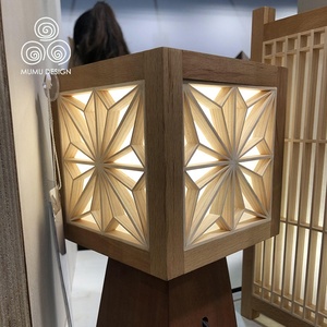<span class=keywords><strong>MUMU</strong></span>, bois décoratif japonais en Hinoki, bois massif en pin, moulures brillantes, cloison Kumiko - Product Image 1