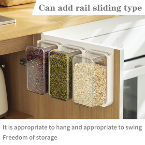 Greenside thiết kế hiện đại hình chữ nhật lưu trữ container bán buôn Nhà Bếp Đựng thức ăn tủ lạnh tổ chức khóa thực phẩm an toàn vật nuôi lưu trữ hộp - Product Image 2