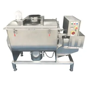 Plastic granule agitation stainless steel 304 ribbon mixer detergent powder double helix mixing machine