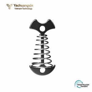 <b>Red</b> Aluminum Spring Ground Nail for Outdoor Camping <b>Tent</b> Windproof Rope Fixing - Product Image 3