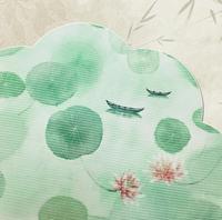 Tissu en Soie de Mûrier 100% Pure, Imprimé Feuille de Lotus, Matière en Soie de Luxe Style Chinois pour Robe, Cheongsam, Literie