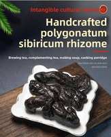 Thé de Polygonatum Huangjing : Améliore l'énergie masculine, nourrit la fonction rénale, stimule l'énergie, favorise la digestion, soutient la récupération, réduit la fatigue (sachet)