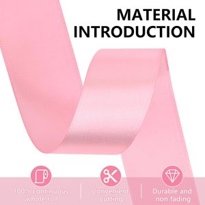4cm 100yard Double Face Satin <b>Ribbon</b> for Flower - Product Image 3