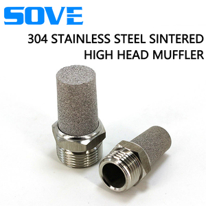 GST Silent Stainless Steel Exhaust Joint Quick Exhaust Silencer Pneumatic <strong>Muffler</strong> With Solenoid Valve Pneumatic Parts - Product Image 4