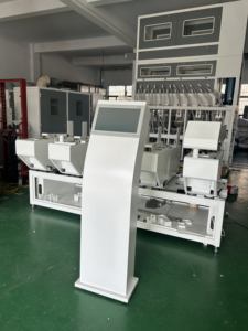 Machine de remplissage entièrement automatique pour housses de couette matelassées en <span class=keywords><strong>duvet</strong></span>/fibre à motif quadrillé, modèle haute précision - Product Image 4