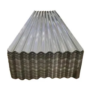 Fornitura di fabbrica lamiera di copertura in acciaio zincato ondulato con rivestimento in zinco pieno duro G550 26 Gauge