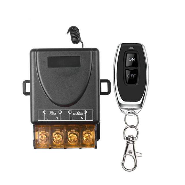 9V-72V Wide Voltage DC Wireless Remote Control Switch Electric Vehicle Car Modification Remote Control Switch 433MHZ