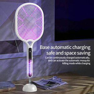 Raquette <span class=keywords><strong>anti</strong></span>-moustiques numérique avec écran LCD, rechargeable, en ABS, portée 50-100m, pour maison, bureau et salon - Product Image 6